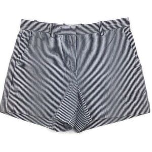 GAP Blue and White Striped Tailored Women's Shorts